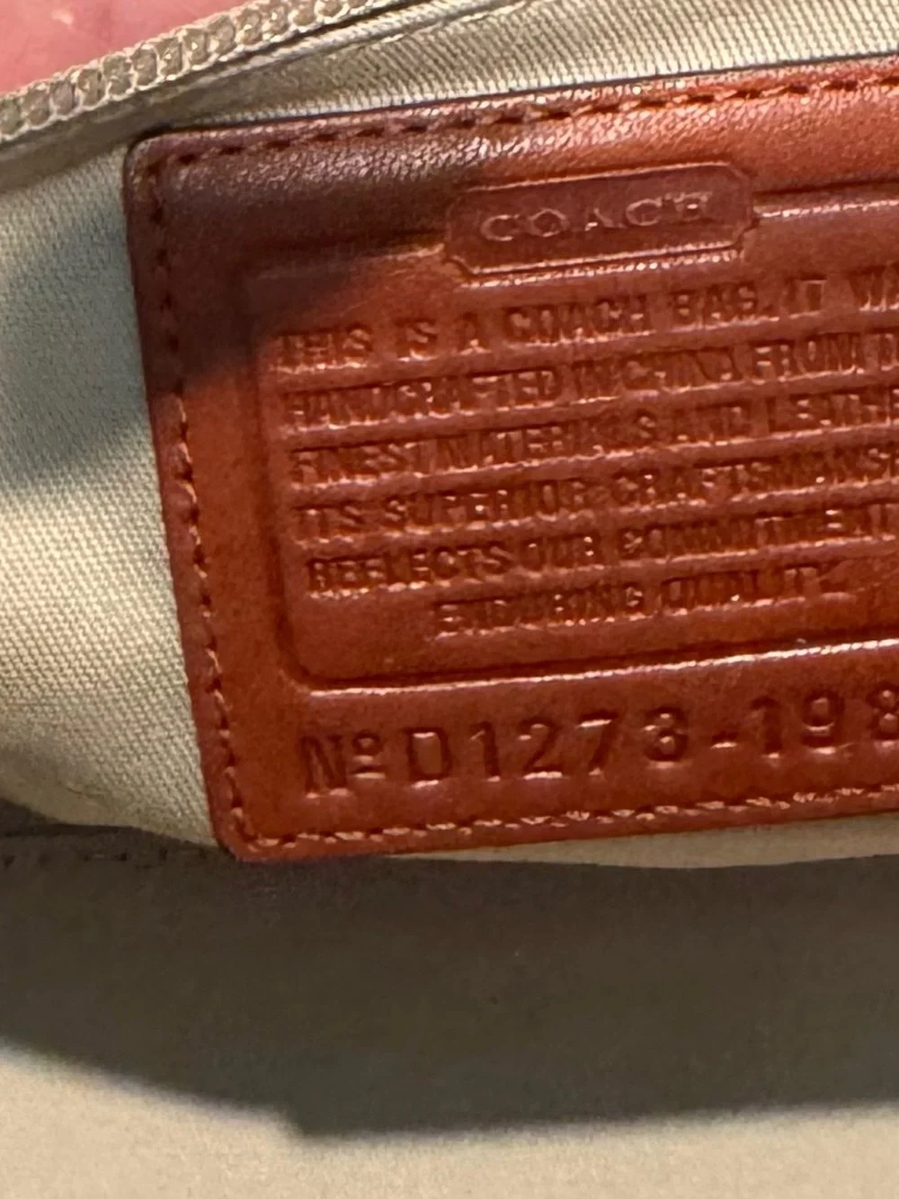 Vintage COACH Brown Leather Shoulder Bag - COACH New York
